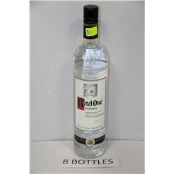 EIGHT 750ML BOTTLES OF KETEL ONE VODKA 40%