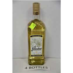 FOUR 750ML BOTTLES EL JIMADOR TEQUILA 40%