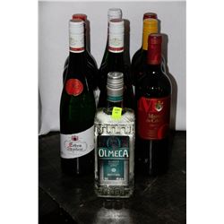 PARTY PACK OF NINE ASSORTED WINES WITH OLMECA