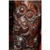 Image 5 : 8' WOOD CARVED TOTEM POLES X2