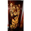 Image 1 : LARGE 6' WOOD CARVED TIGER WALL ART