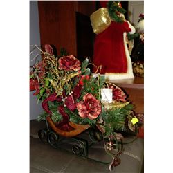 DECORATIVE CHRISTMAS SLEIGH