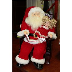 SANTA CLAUS ON CHAIR DECORATION