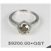 Image 1 : 14KT WHITE GOLD DIAMOND RING CLARITY I2