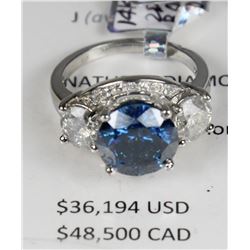 14KT GOLD DIAMOND RING MSRP $48,500