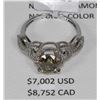 Image 1 : 14KT GOLD DIAMOND RING MSRP $8752