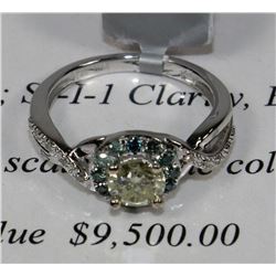 14KT GOLD DIAMOND RING MSRP $9500