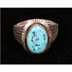 VINTAGE MENS STERLING SILVER WITH SOUTH WESTERN