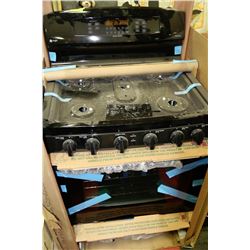 NEW BLACK GE PROFILE DUAL FUEL CONVECTION OVEN
