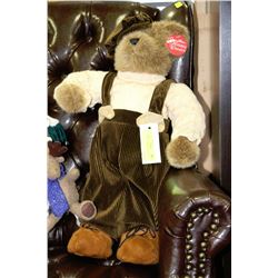 CORDUROY DRESSED BEAR - 22" TALL