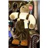 Image 1 : CORDUROY DRESSED BEAR - 22" TALL