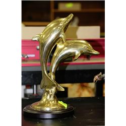 BRASS DOLPHIN ORNAMENT
