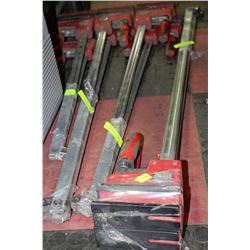 PAIR OF BESSEY CLAMPS X4