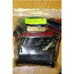 BAG OF POCKET KNIVES