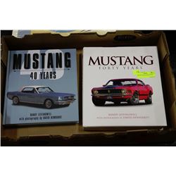 TWO MUSTANG 40 YEARS BOOKS