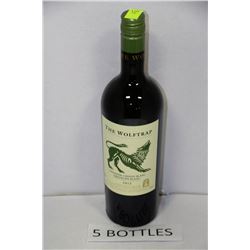 FIVE 750ML BOTTLES OF THE WOLFTRAP WHITE WINE