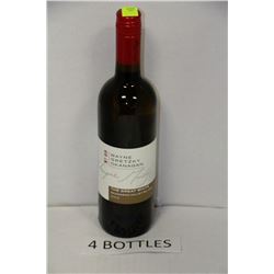 FOUR 750ML BOTTLES OF WAYNE GRETZKY OKANAGAN