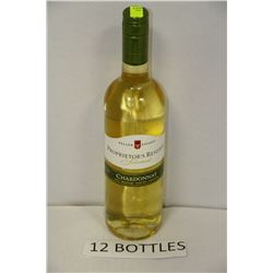 TWELVE ASST BOTTLES OF PELLER ESTATES CHARDONNAY