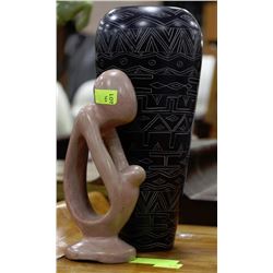 SOAPSTONE EMBRACE ORNAMENT SOLD WITH