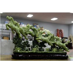 JADE HORSE ORNAMENT