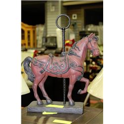 METAL HORSE ORNAMENT