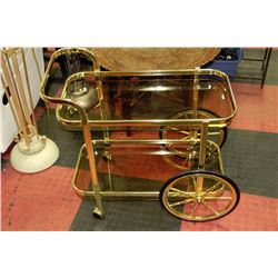 ESTATE BRASS TEA CART