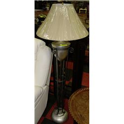 SILVER LEAF FLOOR LAMP