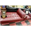 Image 1 : NEW RED LEATHERETTE CHAISE LOUNGE CHAIR (6' LONG)
