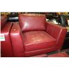 Image 3 : NEW RED LEATHERETTE CHAISE LOUNGE CHAIR (6' LONG)