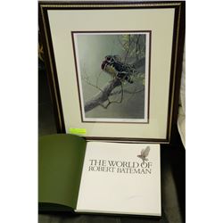 ROBERT BATEMAN SIGNED WOOD DUCK PAIR