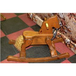 ESTATE WOOD ROCKING HORSE