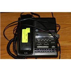 GE DUAL ALARM TELEPHONE CLOCK RADIO