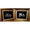 Image 1 : PAIR OF VINTAGE THERMOMETER 3D CAR IN FRAME
