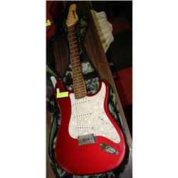 GUITAR SLAMMER BY HAMER RED WITH BAG CASE
