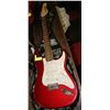 Image 1 : GUITAR SLAMMER BY HAMER RED WITH BAG CASE