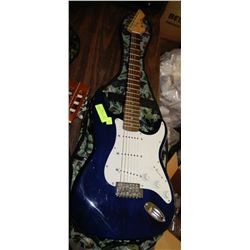GUITAR BARRACUDA BLUE WITH BAG CASE