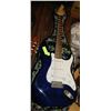 Image 1 : GUITAR BARRACUDA BLUE WITH BAG CASE