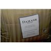 Image 1 : KING SIZE DAMASK STRIPE LUXURY COMFORTER & TWO