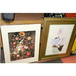 PAIR OF PAINTINGS IN FRAME