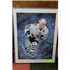 Image 1 : AUTOGRAPHED TODD MARCHANT FRAMED PICTURE