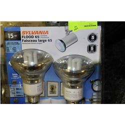 SYLVANIA 15 WATT FLOOD LIGHTS