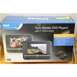 SET OF HEADREST DVD PLAYERS