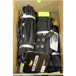 BOX OF NEW ADJUSTABLE TOOL BELTS