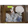 Image 1 : BOX OF 4 COLLECTIBLE FIGURINES