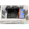 Image 1 : BIN WITH SONY BLURAY WITH REMOTE, PORTABLE HEATER,