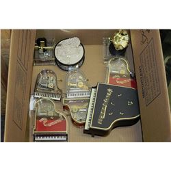 BOX OF ESTATE MUSIC BOXES