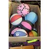 Image 1 : BOX OF SMALL SPORTS BALLS