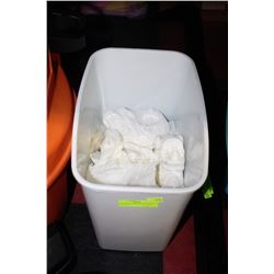 BOX OF ORNAMENTS AND PAINT SUPPLIES