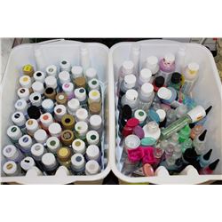 2 BINS OF CRAFTING PAINTS