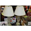 Image 1 : PAIR OF CRYSTAL LAMPS